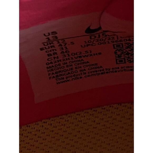 Nike Zoom Mercurial Vapor 15 Pro FG Soccer Cleats Pink DJ5603-605 Men’s Size 13 - Picture 7 of 14